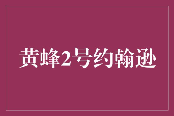 黄蜂2号约翰逊