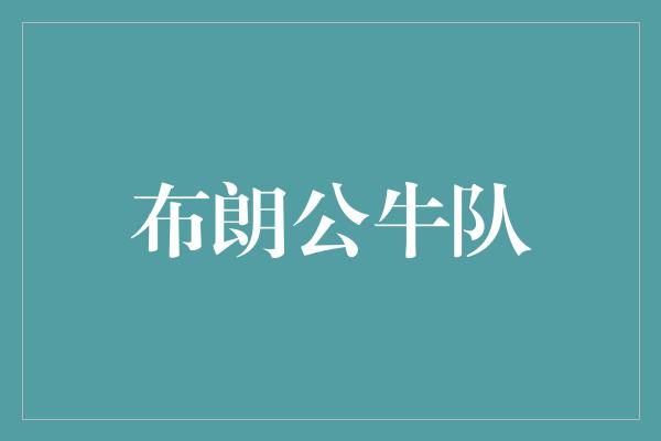 布朗公牛队