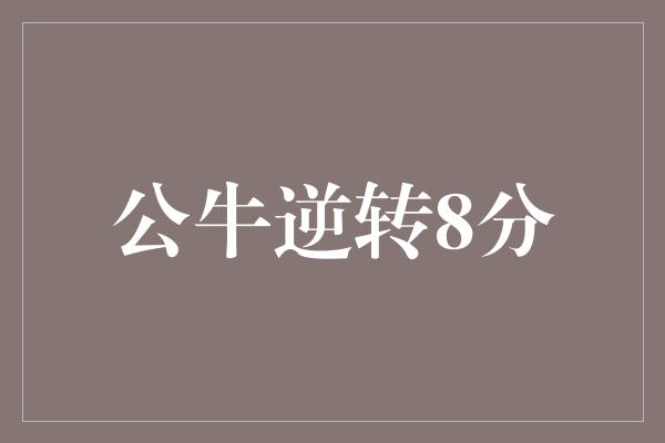 公牛逆转8分